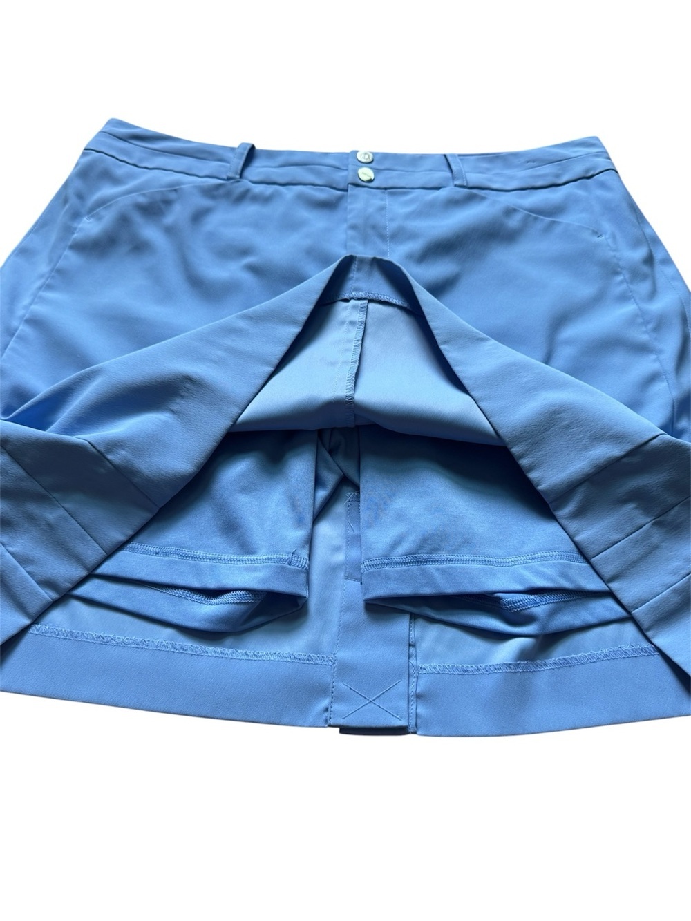 Polo Golf Ralph Lauren Blue Golf Skort – Women’s Size 8 Performance Skirt - Picture 7 of 11